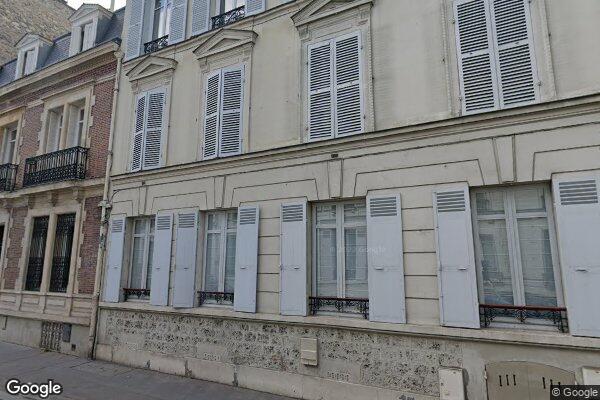 Vue Google Street View du 16 Rue Ancelle