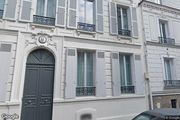 Vue Google Street View du 17 Rue Ancelle