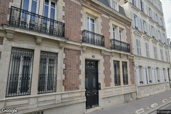 Vue Google Street View du 18 Rue Ancelle