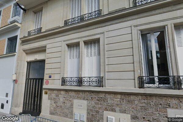 Vue Google Street View du 9 Rue Ancelle