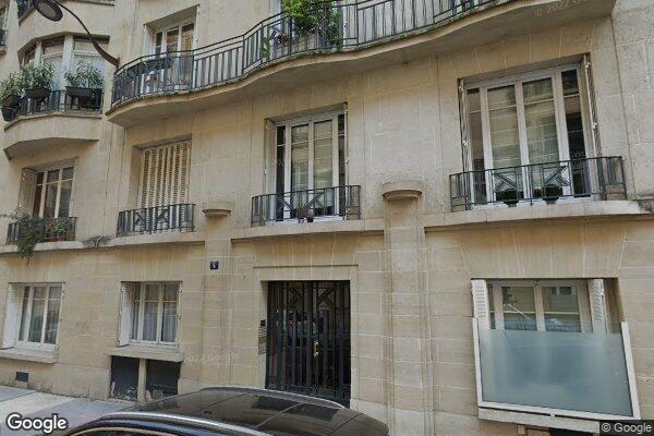 Vue Google Street View du 4 Rue Angélique Vérien
