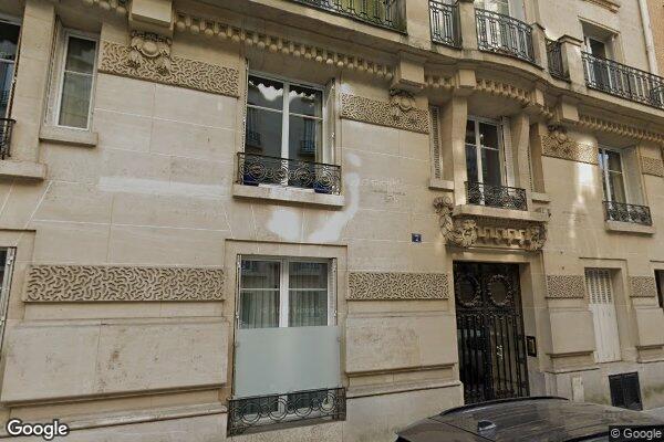 Vue Google Street View du 7 Rue Angélique Vérien