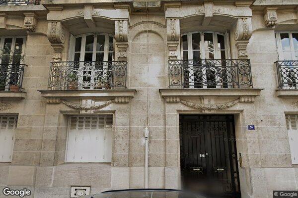 Vue Google Street View du 9 Rue Angélique Vérien