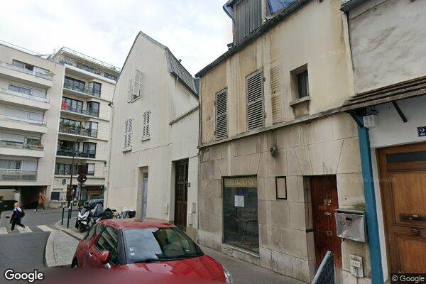 Vue Google Street View du 22 Rue Bailly