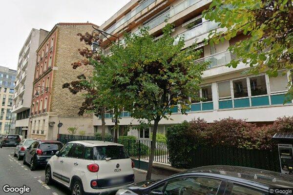 Vue Google Street View du 12 Rue Beffroy