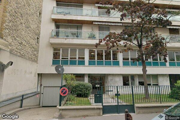 Vue Google Street View du 14 Rue Beffroy