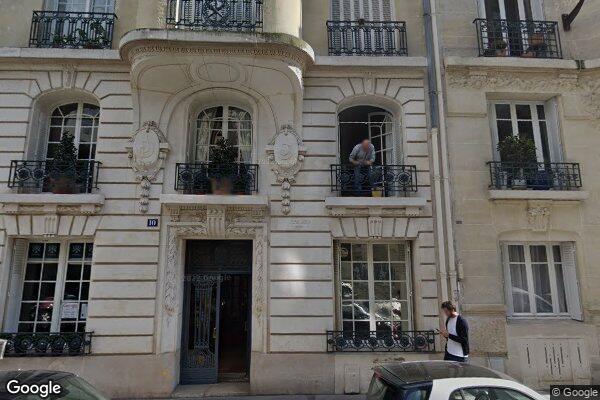 Vue Google Street View du 10 Rue Bellanger