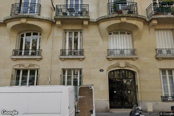Vue Google Street View du 2 Rue Bellanger
