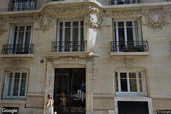Vue Google Street View du 6 Rue Bellanger