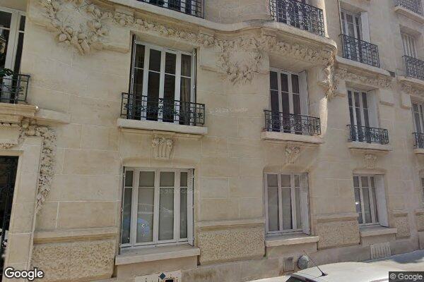 Vue Google Street View du 8 Rue Bellanger