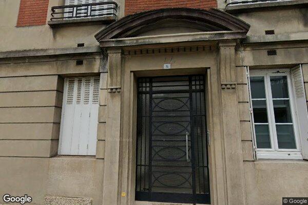 Vue Google Street View du 14 Rue Benjamin Constant