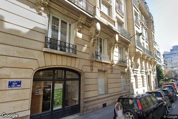 Vue Google Street View du 12 Rue Berteaux Dumas