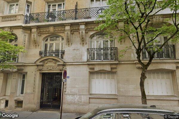 Vue Google Street View du 14 Rue Berteaux Dumas
