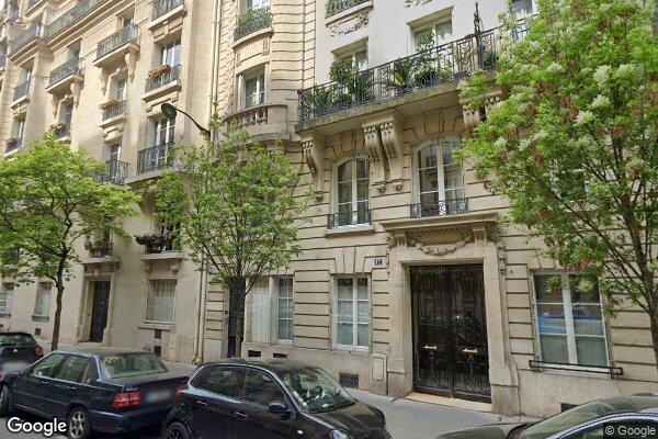 Vue Google Street View du 17 Rue Berteaux Dumas