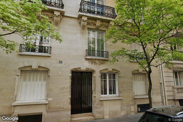 Vue Google Street View du 20 Rue Berteaux Dumas