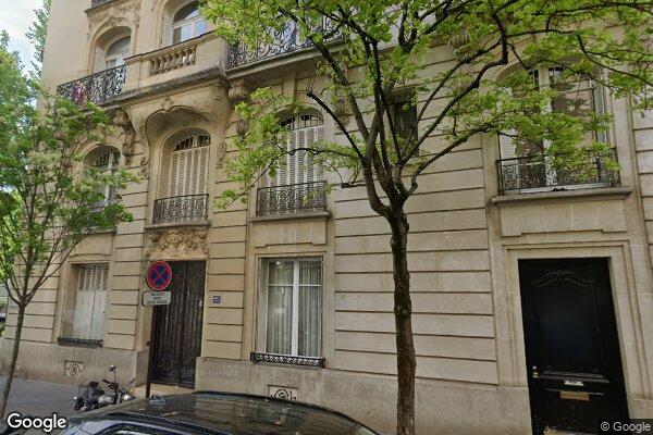 Vue Google Street View du 22 Rue Berteaux Dumas