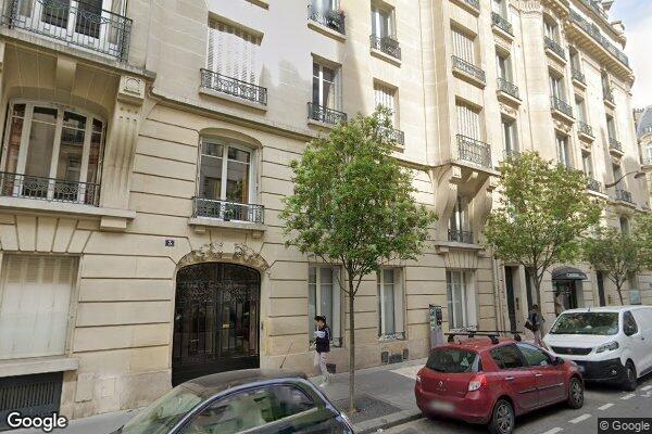 Vue Google Street View du 3 Rue Berteaux Dumas