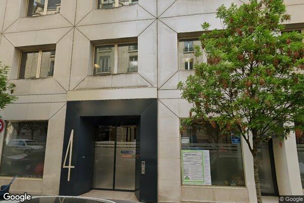 Vue Google Street View du 4 Rue Berteaux Dumas