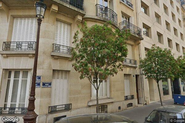Vue Google Street View du 6 Rue Berteaux Dumas