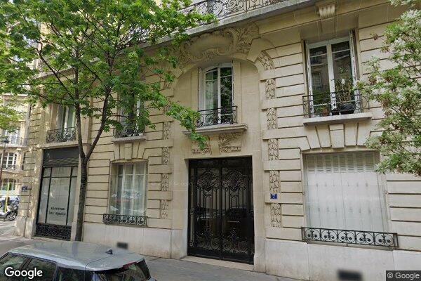 Vue Google Street View du 7 Rue Berteaux Dumas
