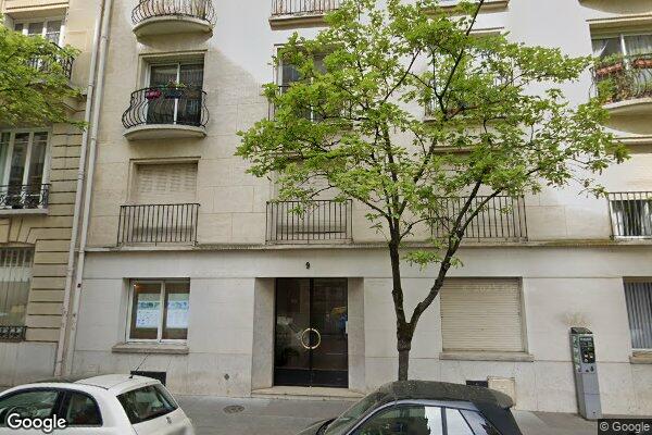 Vue Google Street View du 9 Rue Berteaux Dumas