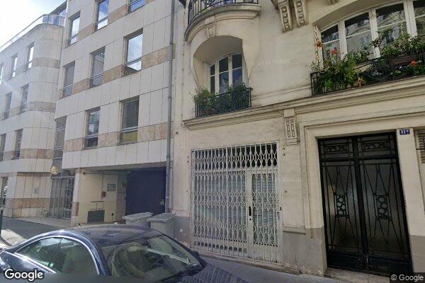 Vue Google Street View du 11BIS Rue Boutard