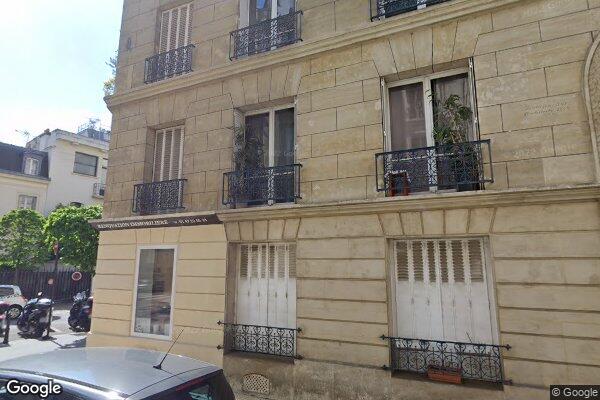 Vue Google Street View du 10 Rue Charcot
