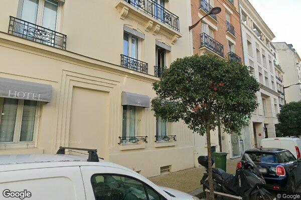 Vue Google Street View du 3BIS Rue Charcot