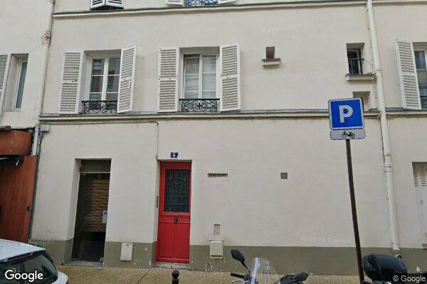 Vue Google Street View du 4 Rue Charcot
