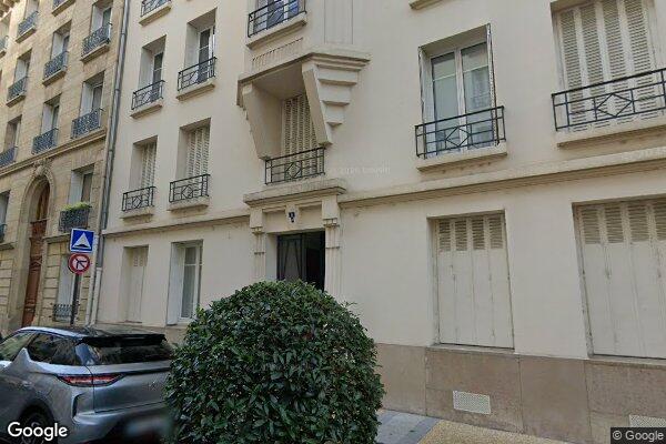 Vue Google Street View du 8BIS Rue Charcot
