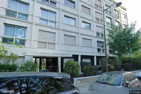 Vue Google Street View du 104 Rue Charles Laffitte