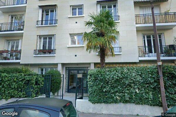 Vue Google Street View du 104BIS Rue Charles Laffitte