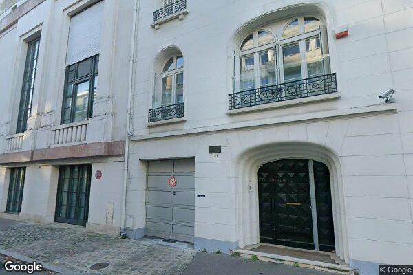 Vue Google Street View du 107 Rue Charles Laffitte
