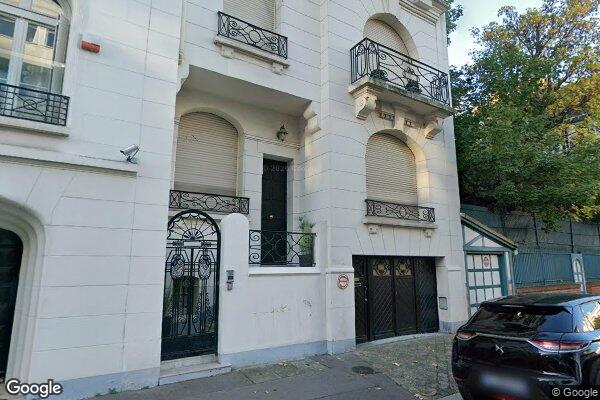 Vue Google Street View du 109 Rue Charles Laffitte