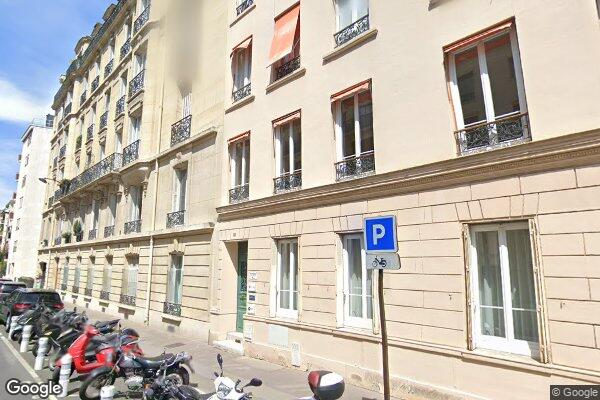 Vue Google Street View du 14 Rue Charles Laffitte