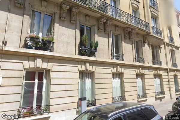 Vue Google Street View du 16 Rue Charles Laffitte