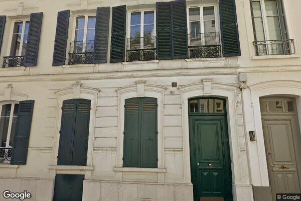Vue Google Street View du 19 Rue Charles Laffitte