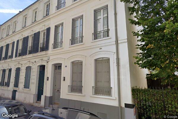 Vue Google Street View du 21 Rue Charles Laffitte