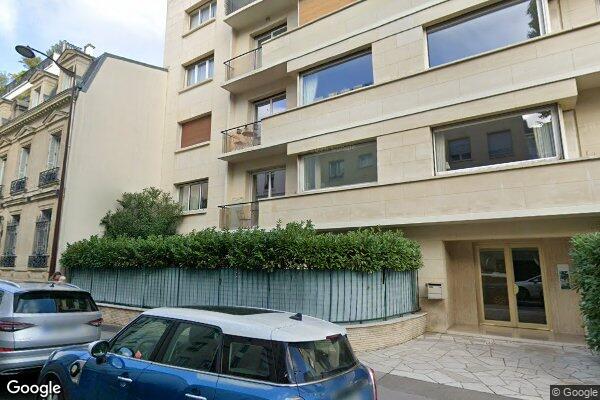 Vue Google Street View du 24 Rue Charles Laffitte