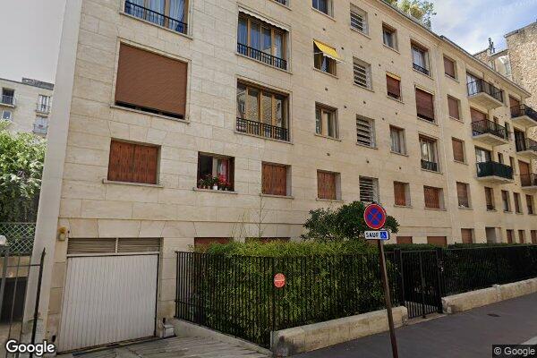 Vue Google Street View du 25 Rue Charles Laffitte