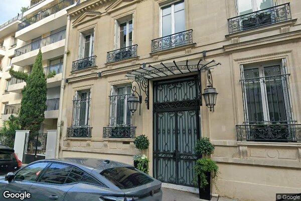 Vue Google Street View du 26 Rue Charles Laffitte