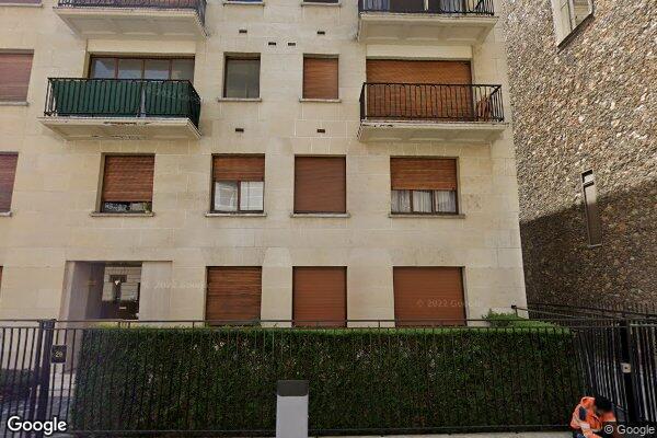 Vue Google Street View du 29 Rue Charles Laffitte