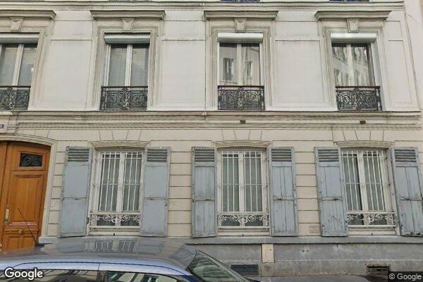 Vue Google Street View du 3 Rue Charles Laffitte