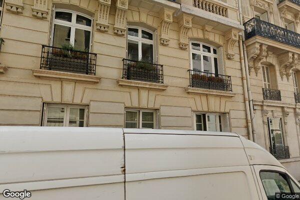 Vue Google Street View du 35 Rue Charles Laffitte