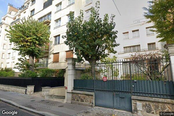 Vue Google Street View du 38 Rue Charles Laffitte