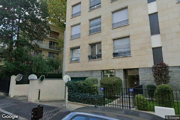 Vue Google Street View du 39 Rue Charles Laffitte