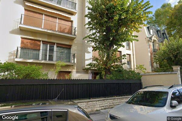Vue Google Street View du 40 Rue Charles Laffitte