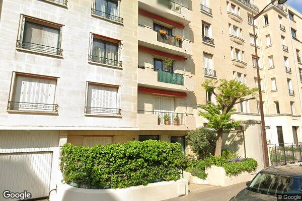 Vue Google Street View du 44 Rue Charles Laffitte