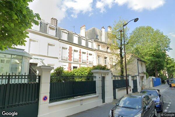 Vue Google Street View du 52BIS Rue Charles Laffitte
