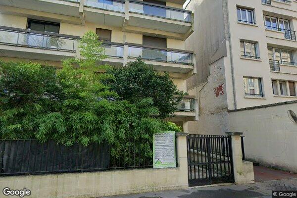 Vue Google Street View du 53 Rue Charles Laffitte